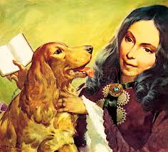 Elizabeth Barrett Browning and Dog